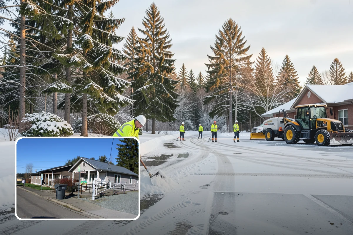 Hospital Snow Hauling in South Prairie, Pierce County, WA - Keeps ambulance bays and emergency routes clear