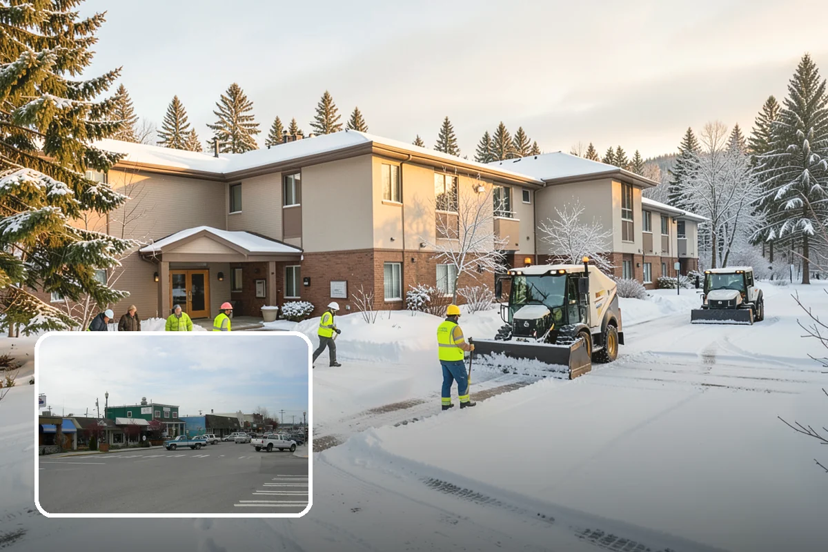 Hospital Snow Hauling in Stanwood, Snohomish County, WA - Keeps ambulance bays and emergency routes clear
