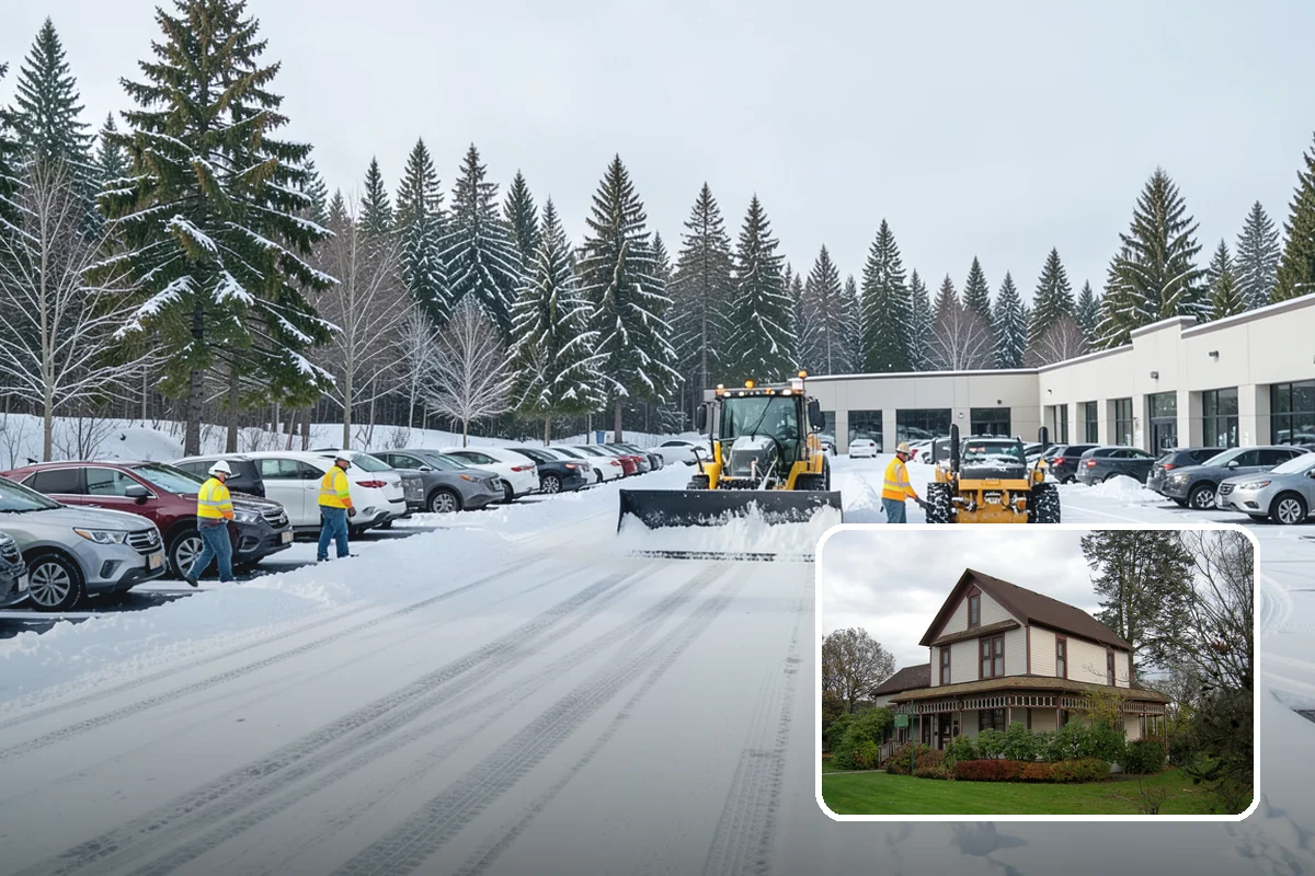 Hospital Snow Hauling in Sumner, Pierce County, WA - Keeps ambulance bays and emergency routes clear