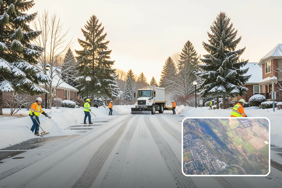 Hospital Snow Removal in Algona, King County, WA - Ambulance bays and ER entrances cleared first