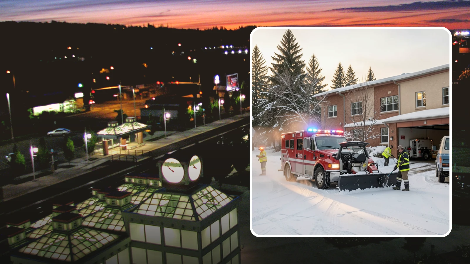 Hospital Snow Removal in Auburn, King County, WA - At a hospital, a cleared ambulance bay and a safe patient walkway are life-safety essentials, so we treat every route as...