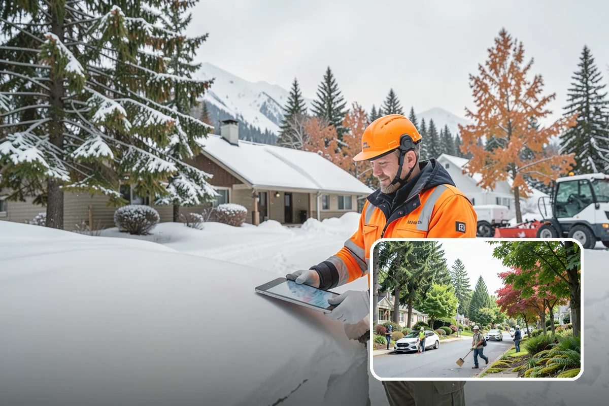 Hospital Snow Removal in Beaux Arts Village, King County, WA - Ambulance bays and ER entrances cleared first