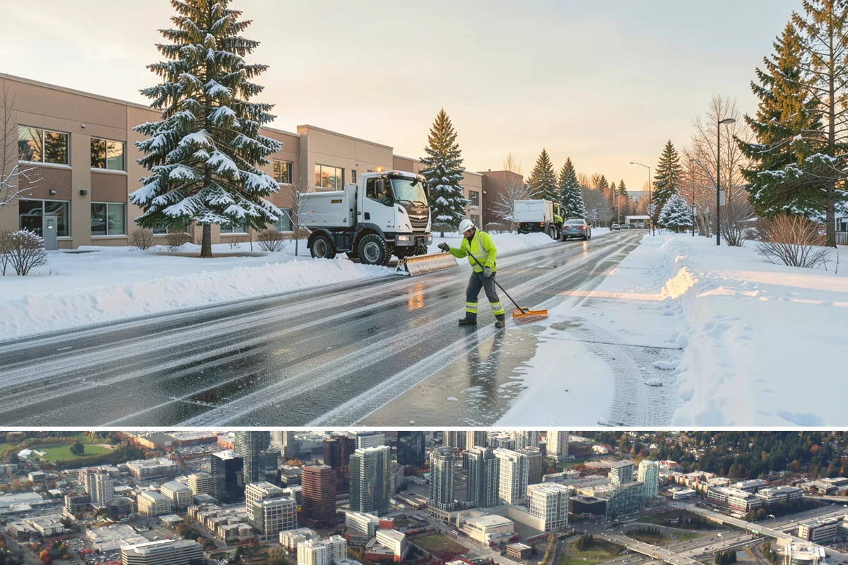 Hospital Snow Removal in Bellevue, King County, WA - Hospitals need reliable coverage from November through February, and longer at foothill campuses where snow lingers.