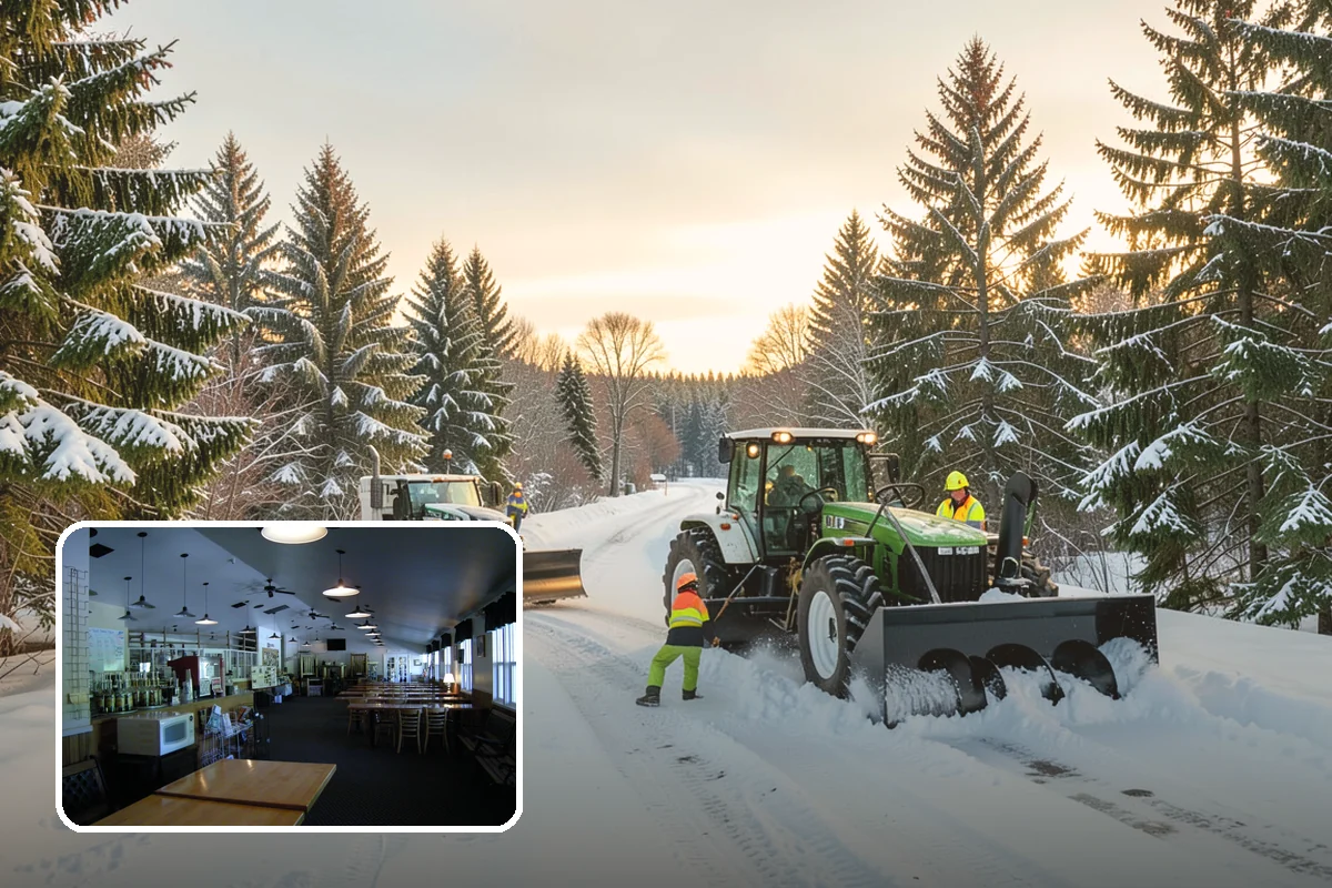 Hospital Snow Removal in Black Diamond, King County, WA - Ambulance bays and ER entrances cleared first