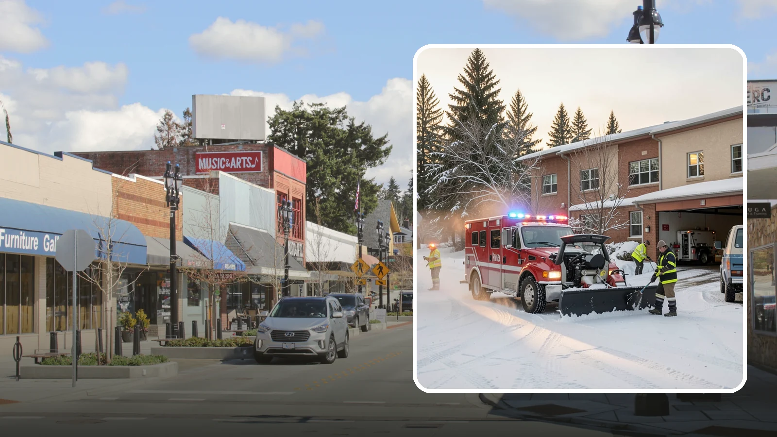 Hospital Snow Removal in Bothell, King County, WA - At a hospital, a cleared ambulance bay and a safe patient walkway are life-safety essentials, so we treat every route as...