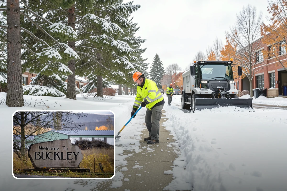 Hospital Snow Removal in Buckley, Pierce County, WA - Ambulance bays and ER entrances cleared first
