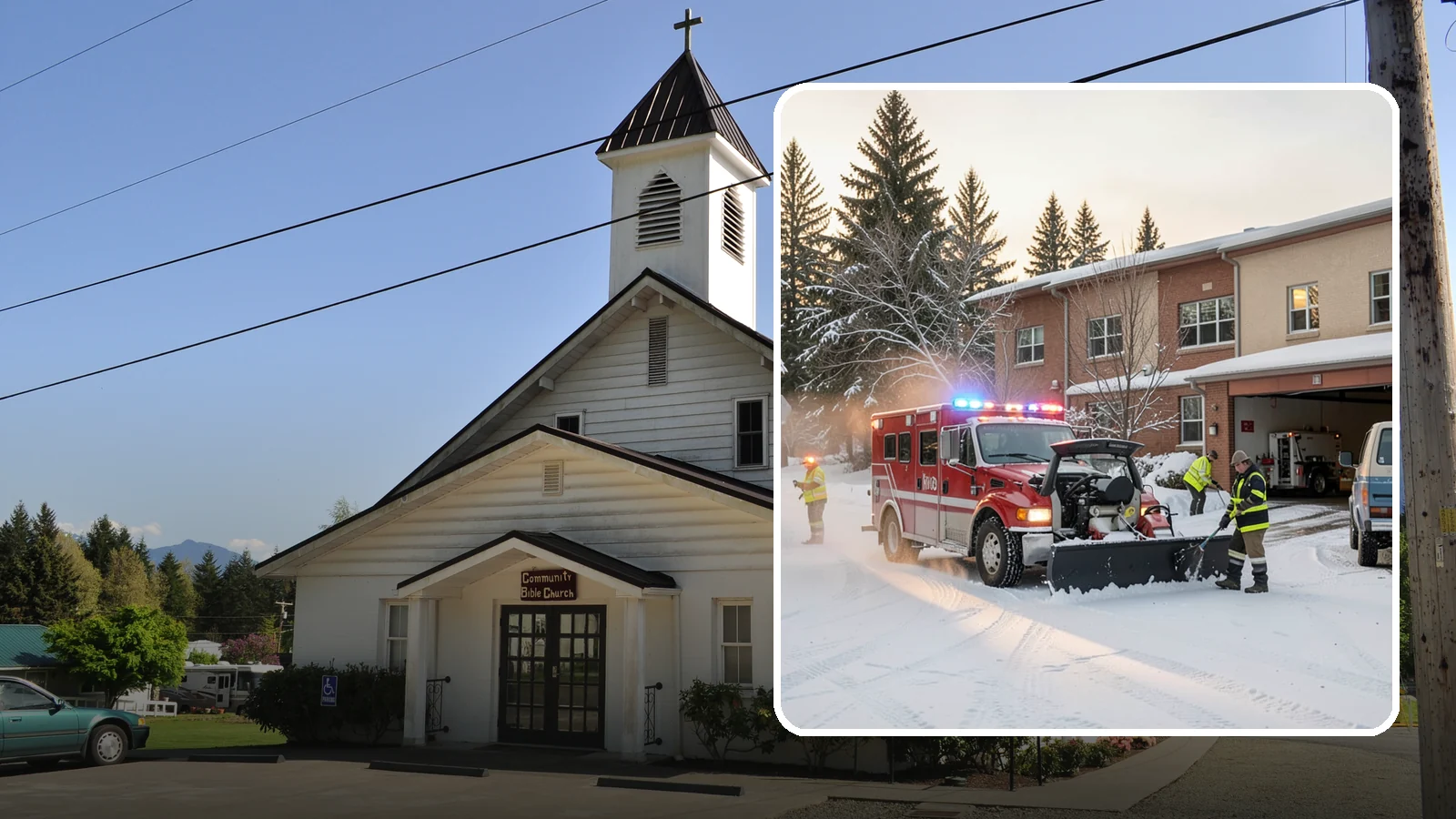 Hospital Snow Removal in Concrete, Skagit County, WA - At a hospital, a cleared ambulance bay and a safe patient walkway are life-safety essentials, so we treat every route as...