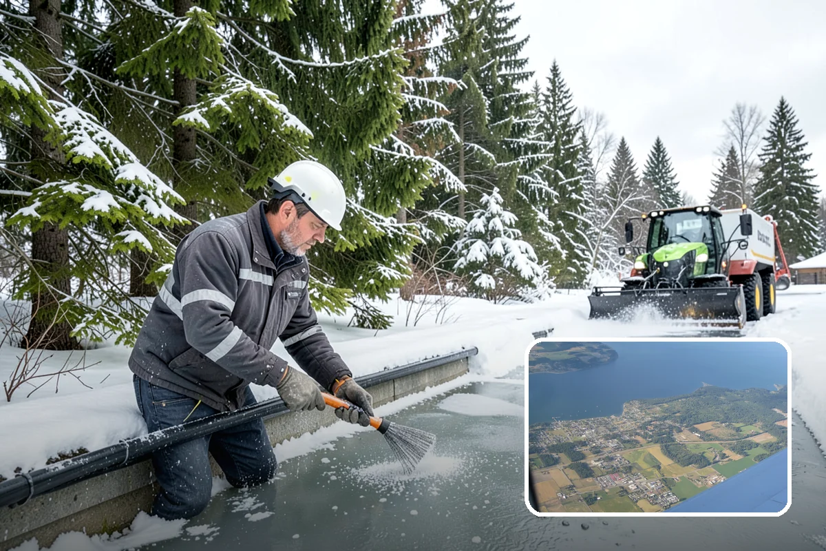 Hospital Snow Removal in Coupeville, Island County, WA - Ambulance bays and ER entrances cleared first