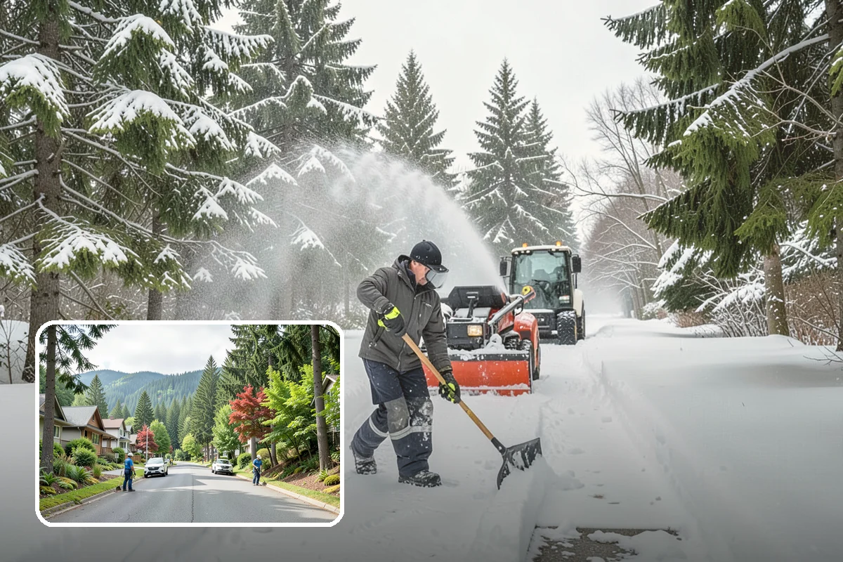 Hospital Snow Removal in Darrington, Snohomish County, WA - Ambulance bays and ER entrances cleared first
