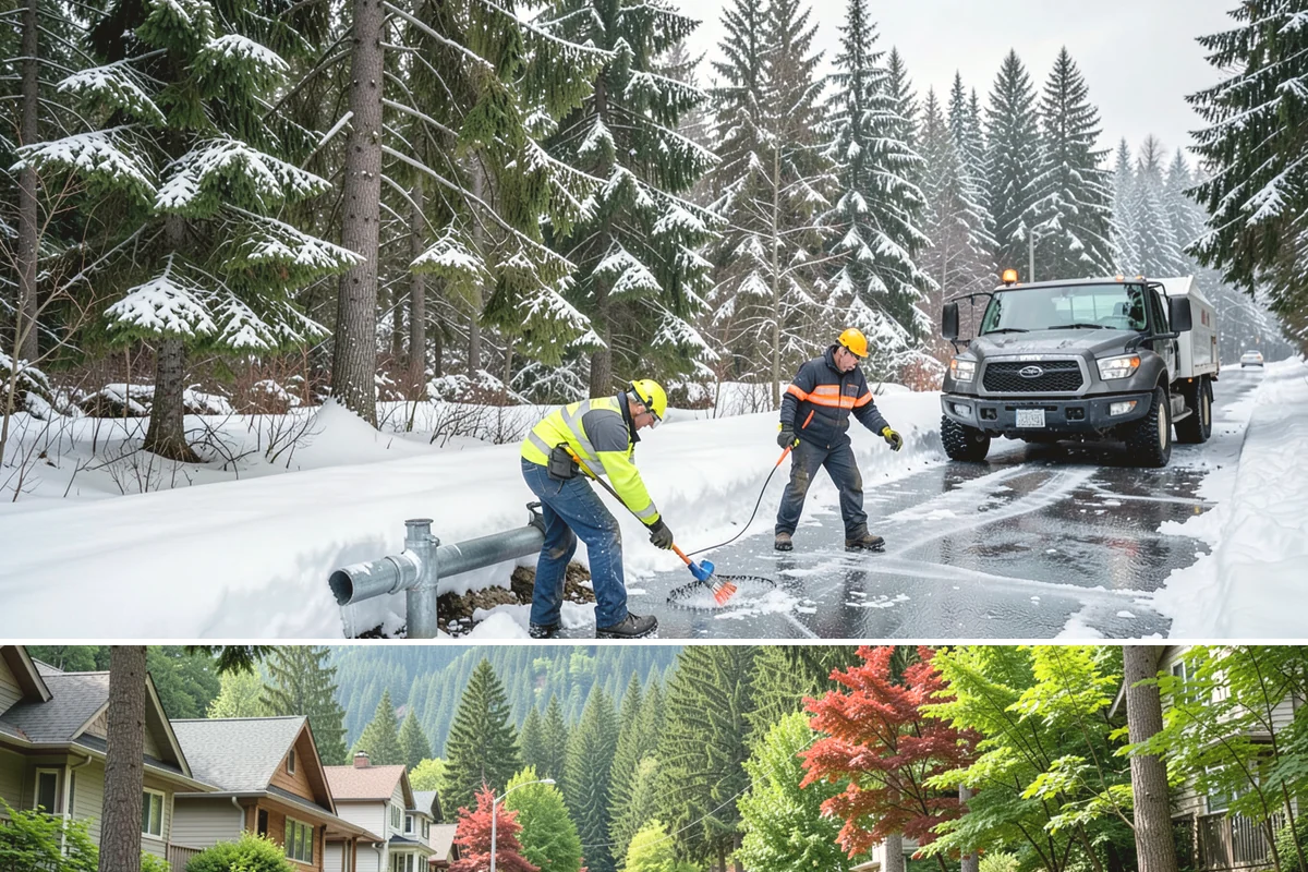 Hospital Snow Removal in Darrington, Snohomish County, WA - Hospitals need reliable coverage from November through February, and longer at foothill campuses where snow lingers.