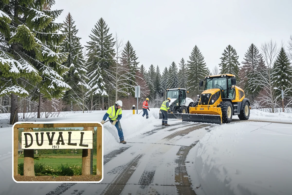 Hospital Snow Removal in Duvall, King County, WA - Ambulance bays and ER entrances cleared first