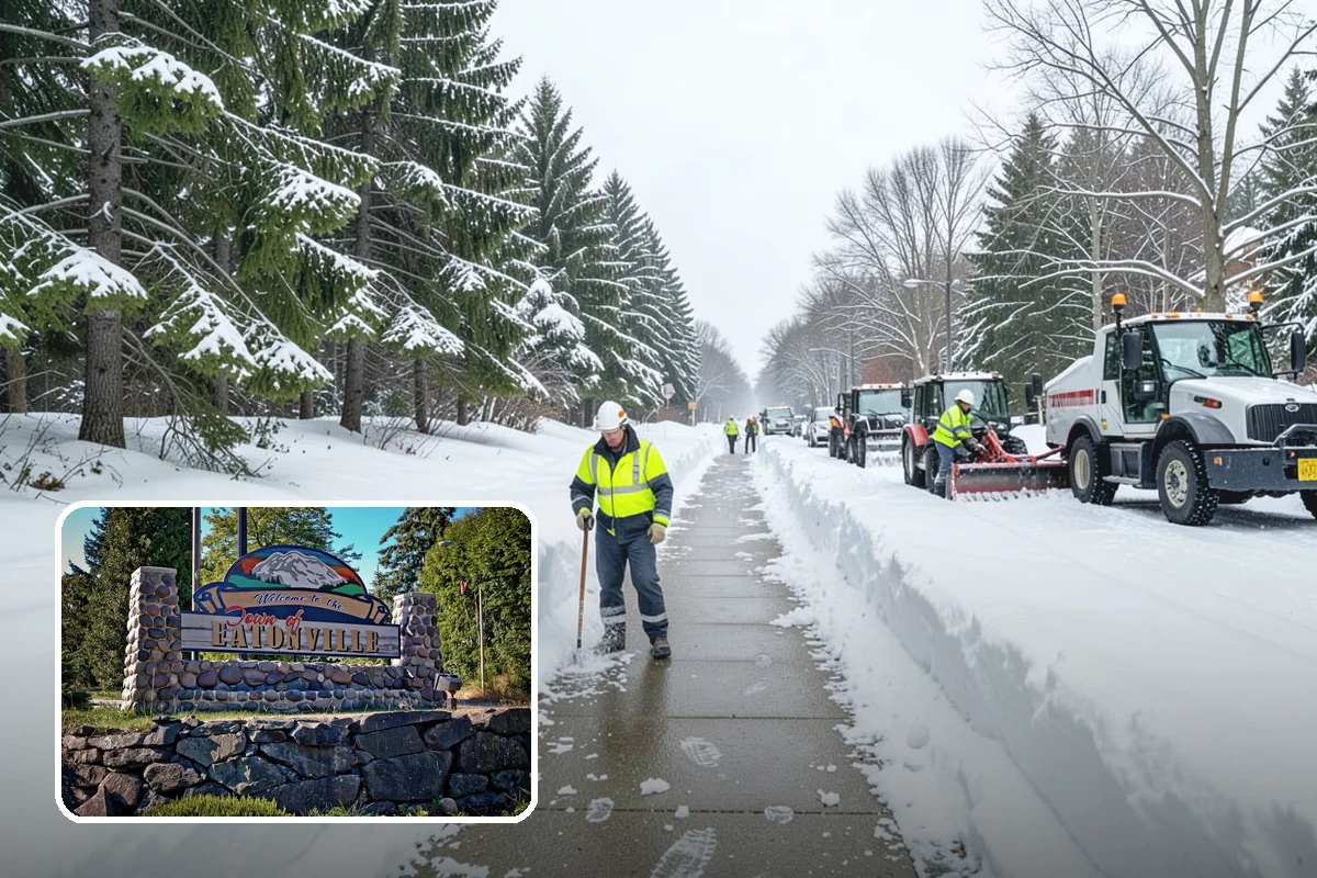 Hospital Snow Removal in Eatonville, Pierce County, WA - Ambulance bays and ER entrances cleared first