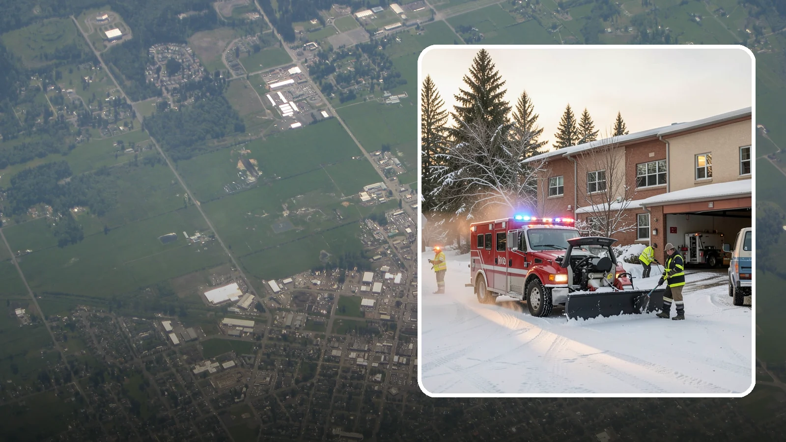 Hospital Snow Removal in Enumclaw, King County, WA - At a hospital, a cleared ambulance bay and a safe patient walkway are life-safety essentials, so we treat every route as...