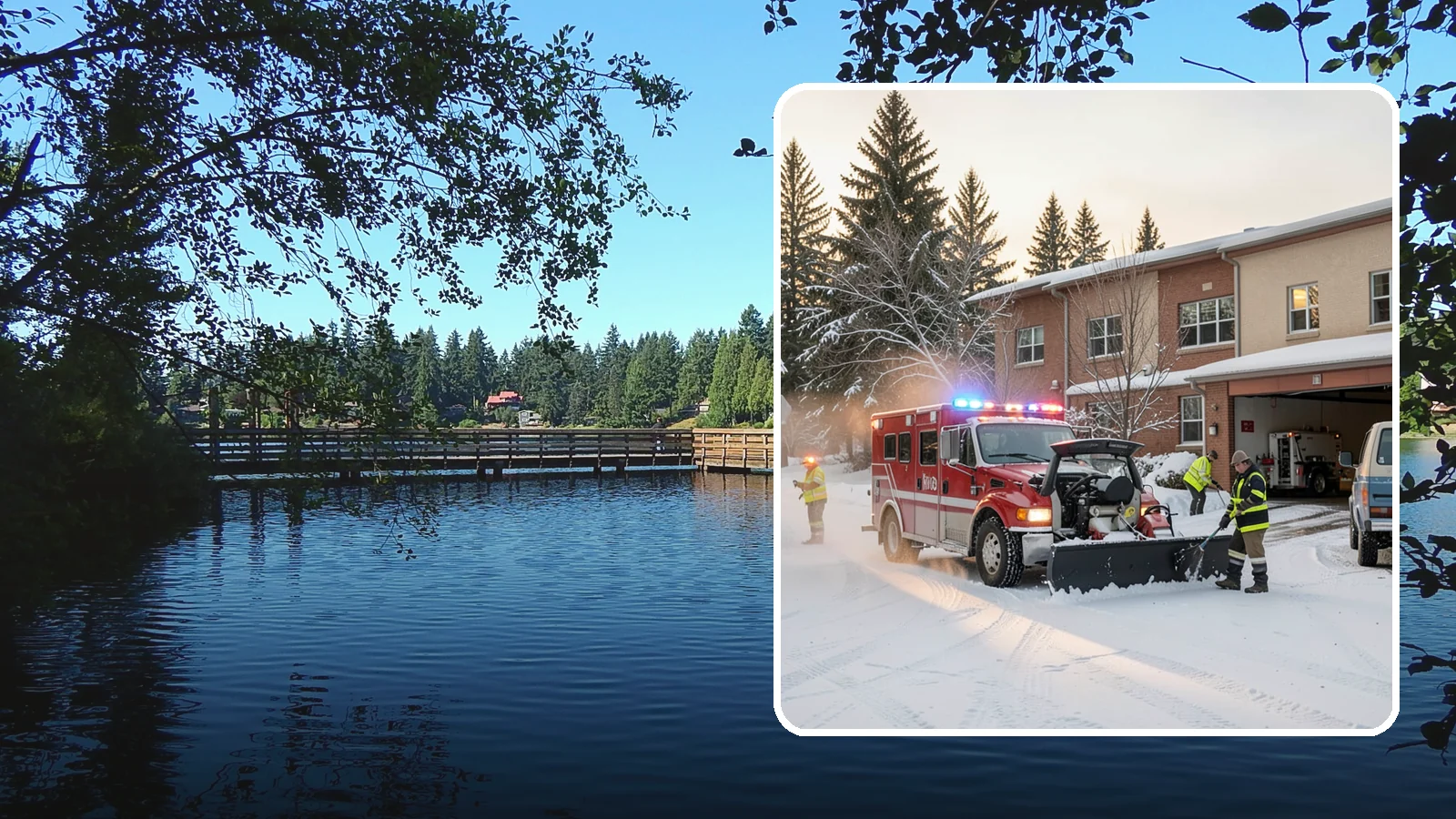 Hospital Snow Removal in Federal Way, King County, WA - At a hospital, a cleared ambulance bay and a safe patient walkway are life-safety essentials, so we treat every route as...