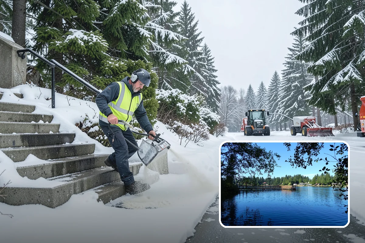 Hospital Snow Removal in Federal Way, King County, WA - Ambulance bays and ER entrances cleared first