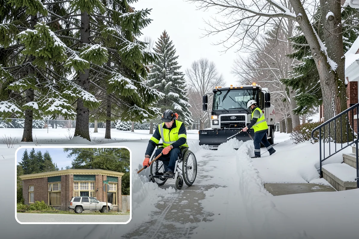 Hospital Snow Removal in Hamilton, Skagit County, WA - Ambulance bays and ER entrances cleared first