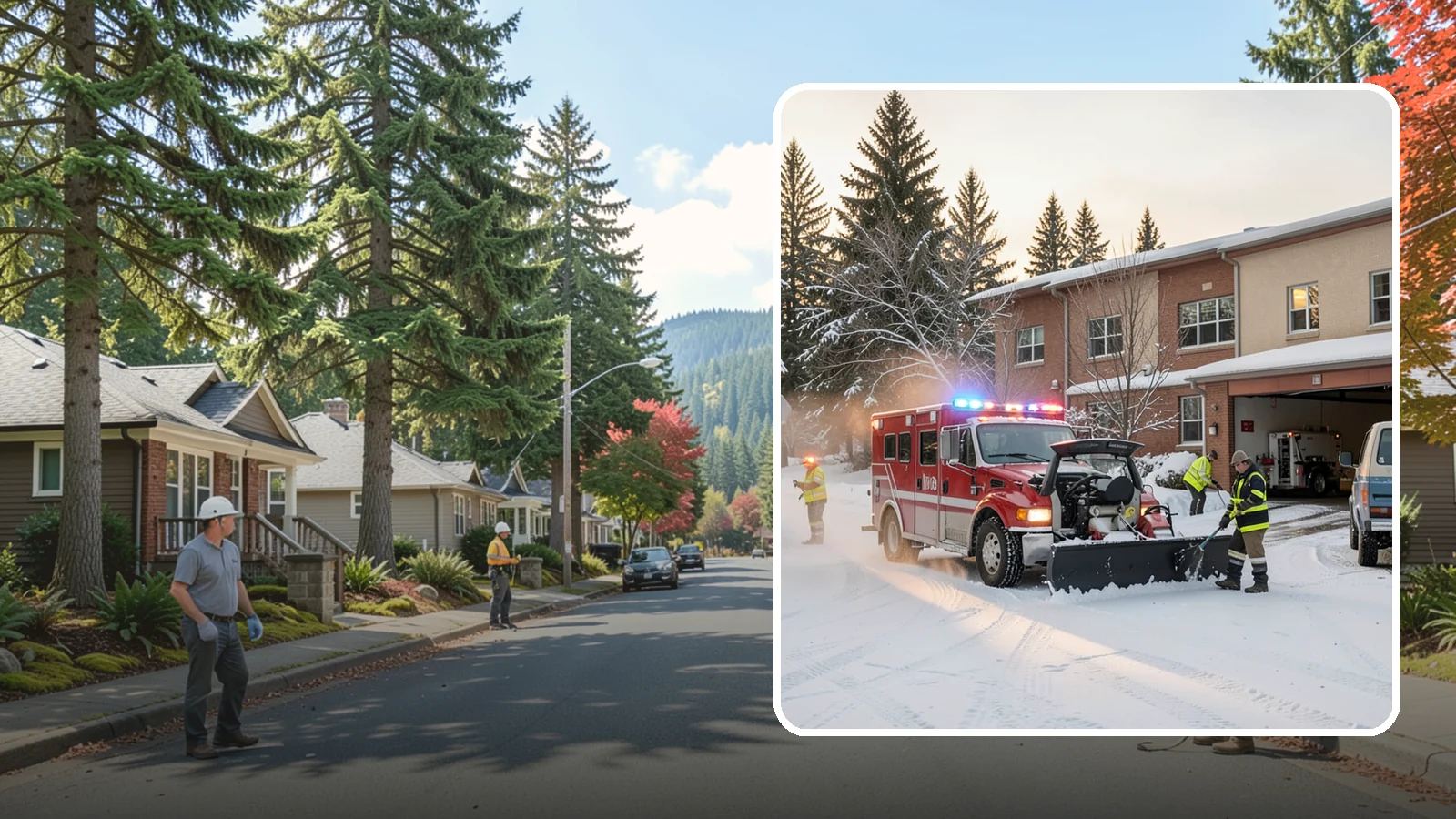 Hospital Snow Removal in Hunts Point, King County, WA - At a hospital, a cleared ambulance bay and a safe patient walkway are life-safety essentials, so we treat every route as...
