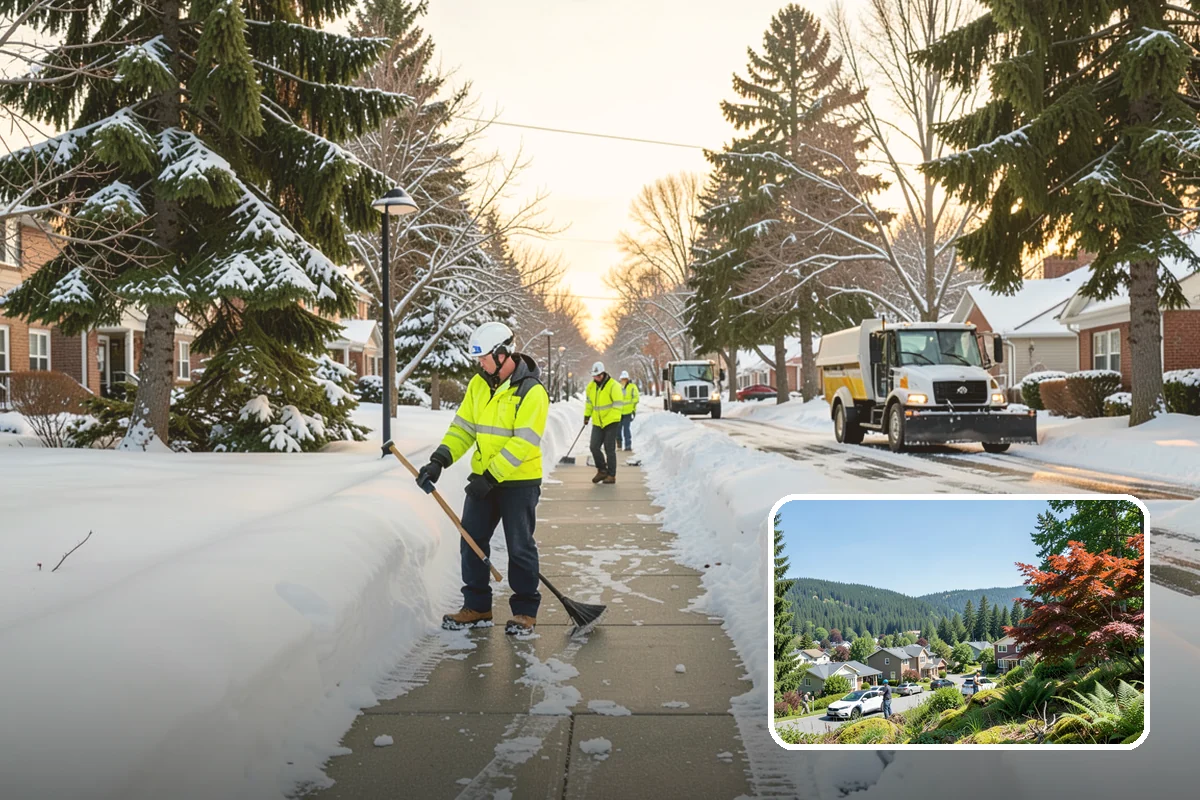 Hospital Snow Removal in Index, Snohomish County, WA - Ambulance bays and ER entrances cleared first