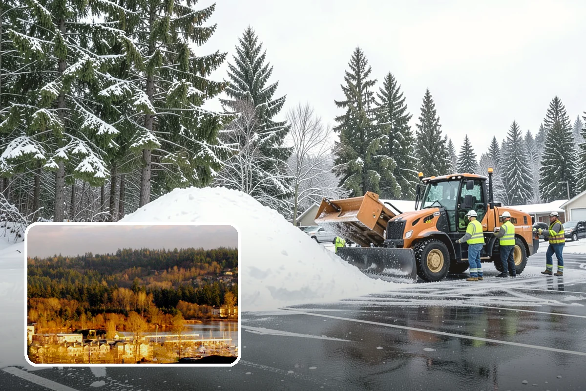 Hospital Snow Removal in Kenmore, King County, WA - Ambulance bays and ER entrances cleared first