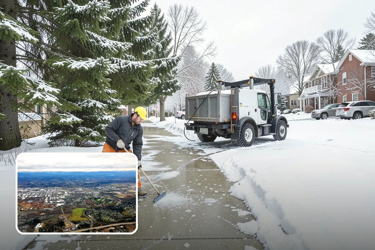 Hospital Snow Removal in Kent, King County, WA - Ambulance bays and ER entrances cleared first