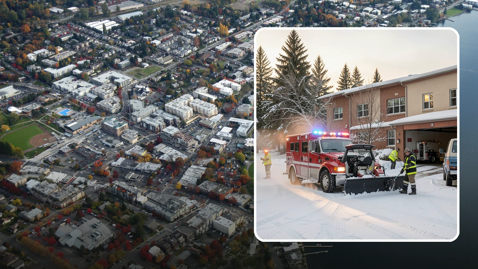 Hospital Snow Removal in Kirkland, King County, WA - At a hospital, a cleared ambulance bay and a safe patient walkway are life-safety essentials, so we treat every route as...