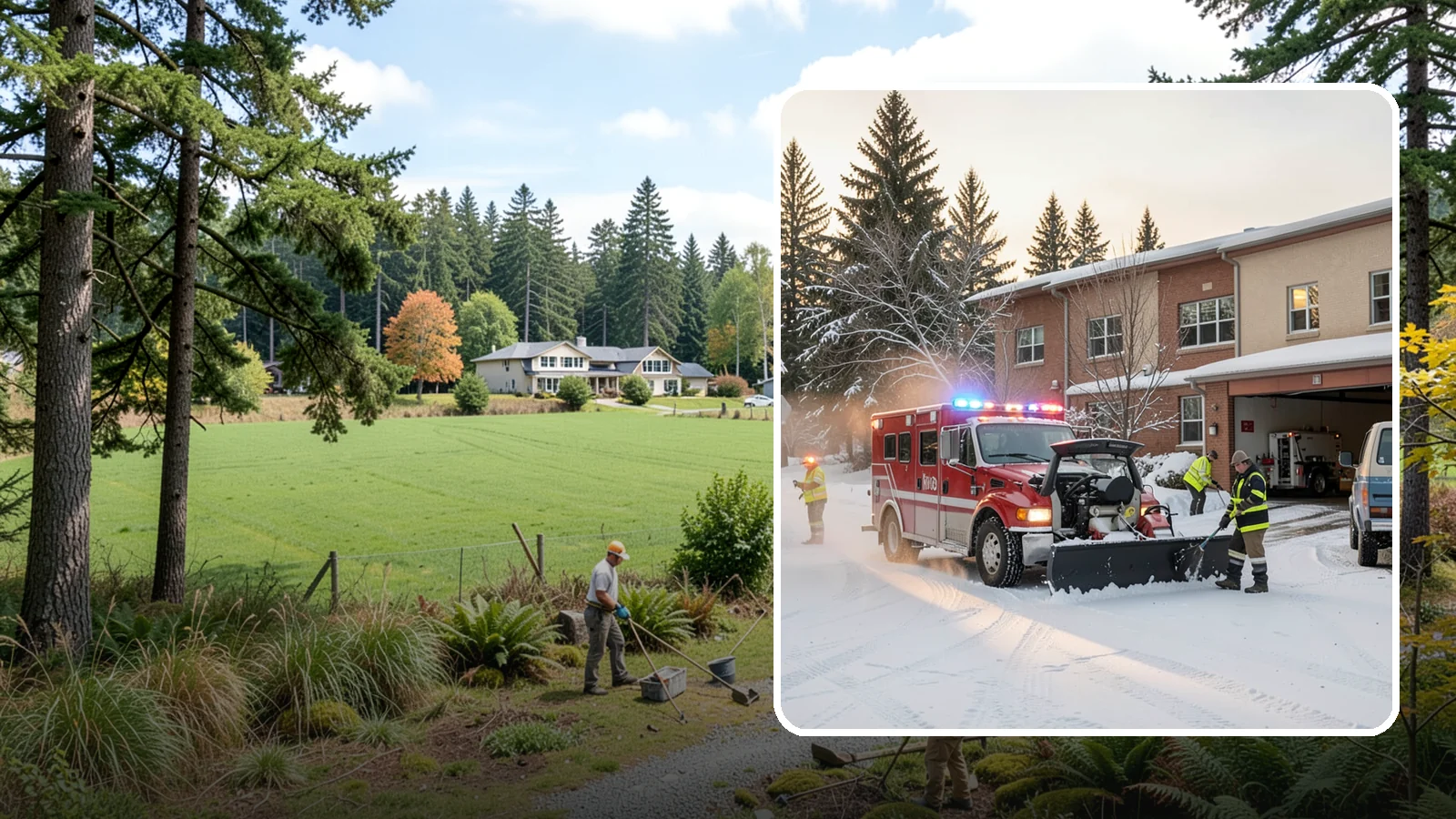 Hospital Snow Removal in Lyman, Skagit County, WA - At a hospital, a cleared ambulance bay and a safe patient walkway are life-safety essentials, so we treat every route as...