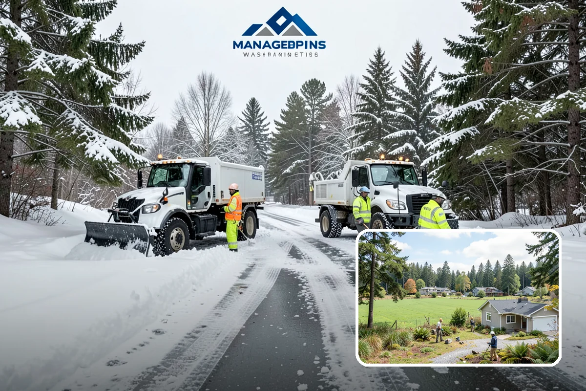 Hospital Snow Removal in Lyman, Skagit County, WA - Ambulance bays and ER entrances cleared first