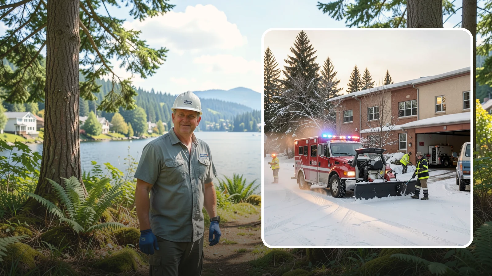 Hospital Snow Removal in Milton, King County, WA - At a hospital, a cleared ambulance bay and a safe patient walkway are life-safety essentials, so we treat every route as...