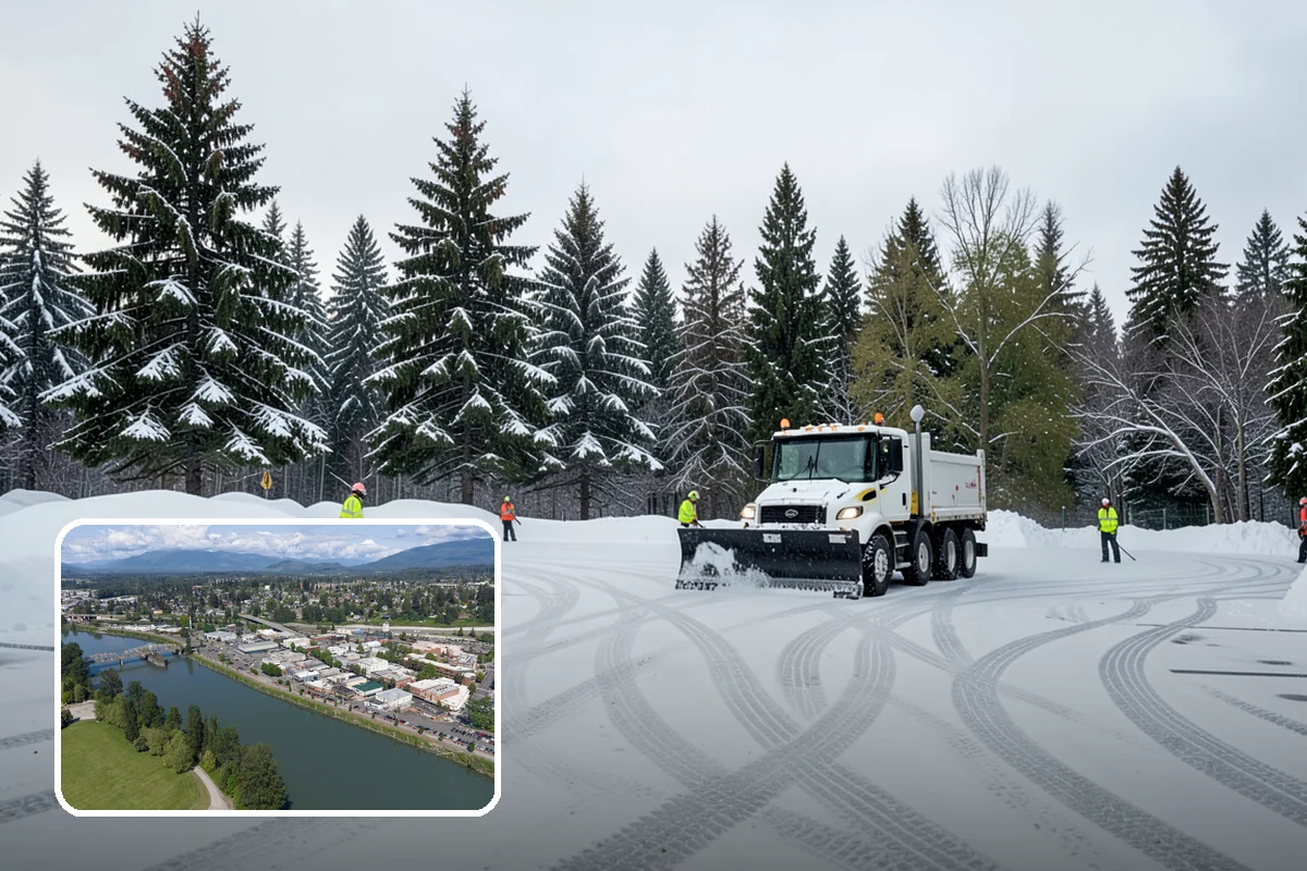Hospital Snow Removal in Mount Vernon, Skagit County, WA - Ambulance bays and ER entrances cleared first