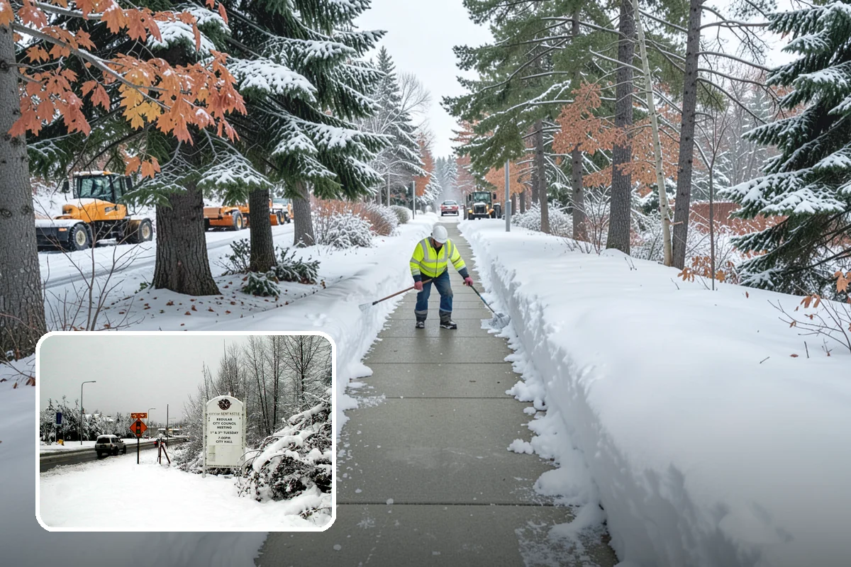 Hospital Snow Removal in Newcastle, King County, WA - Ambulance bays and ER entrances cleared first
