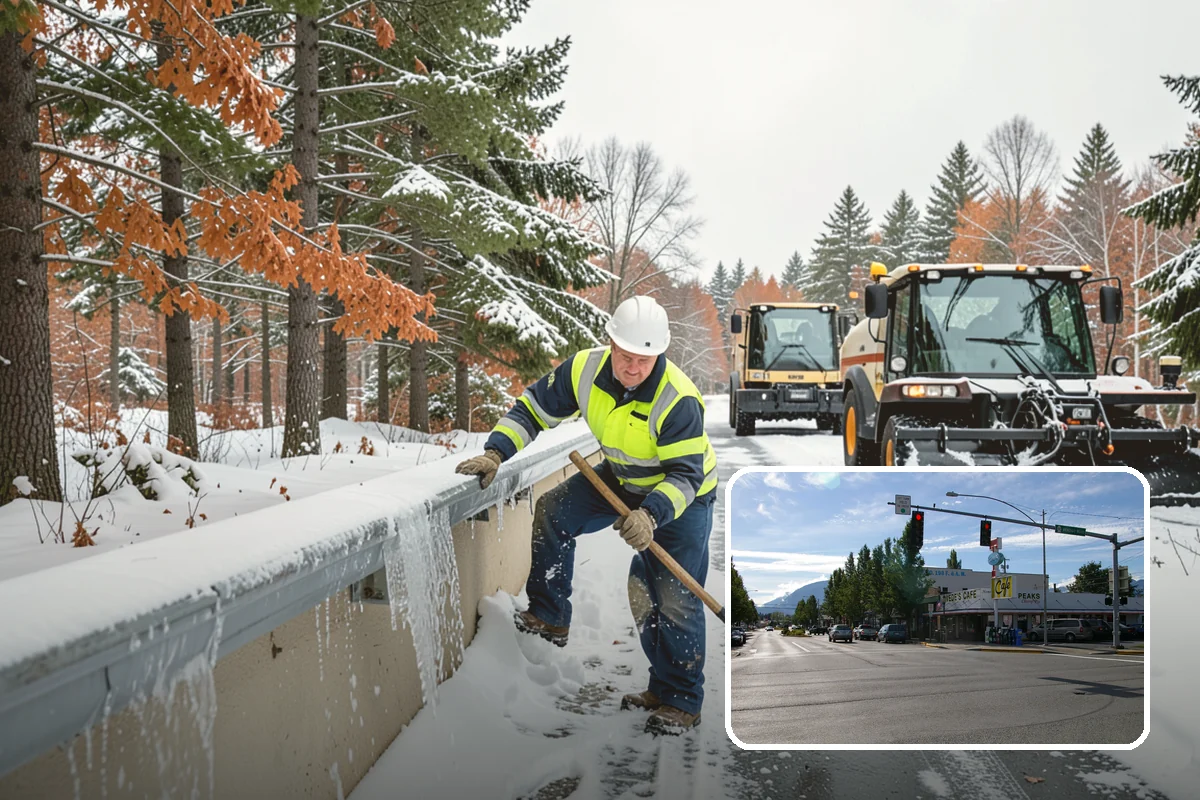 Hospital Snow Removal in North Bend, King County, WA - Ambulance bays and ER entrances cleared first