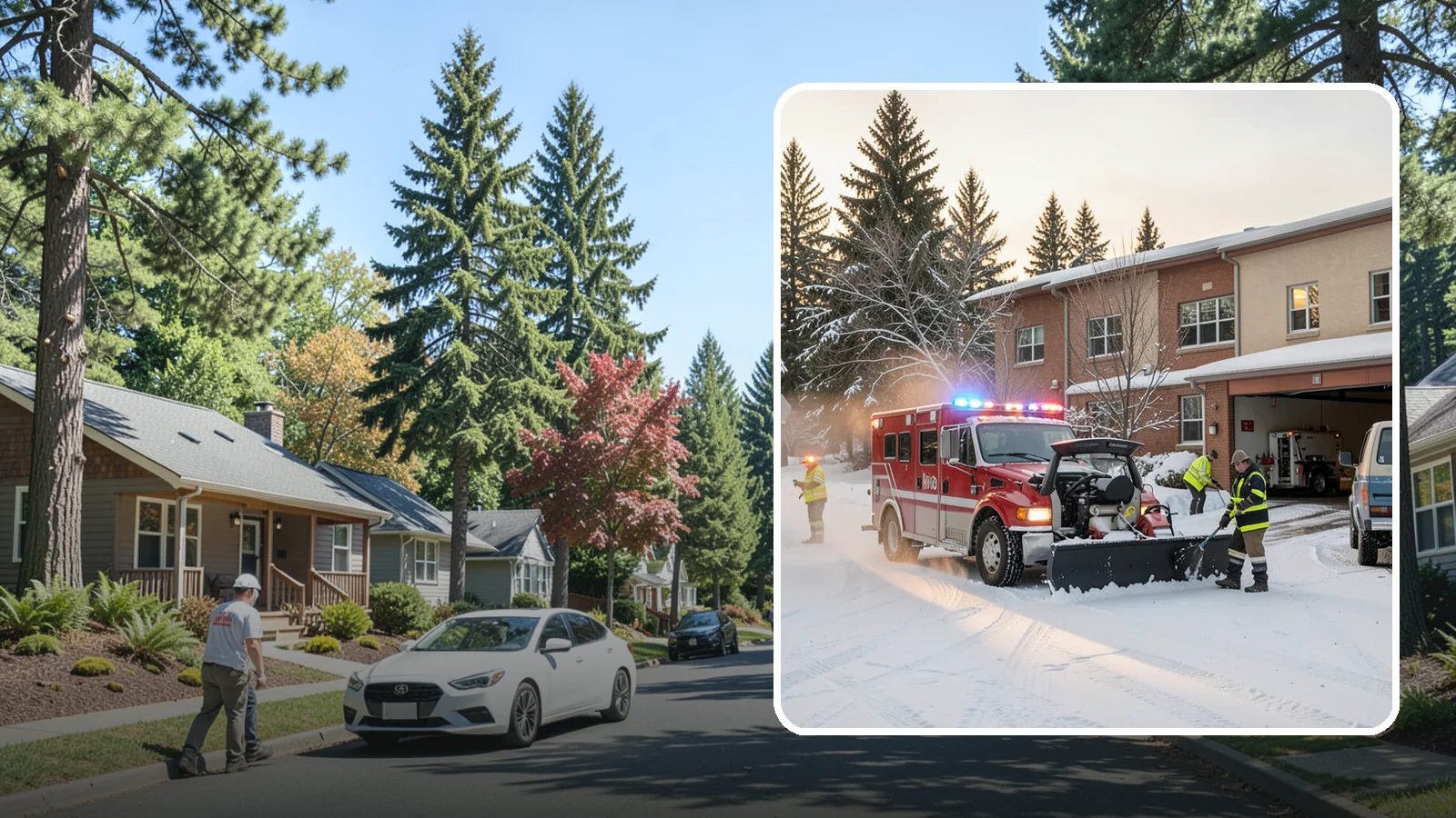 Hospital Snow Removal in Orting, Pierce County, WA - At a hospital, a cleared ambulance bay and a safe patient walkway are life-safety essentials, so we treat every route as...