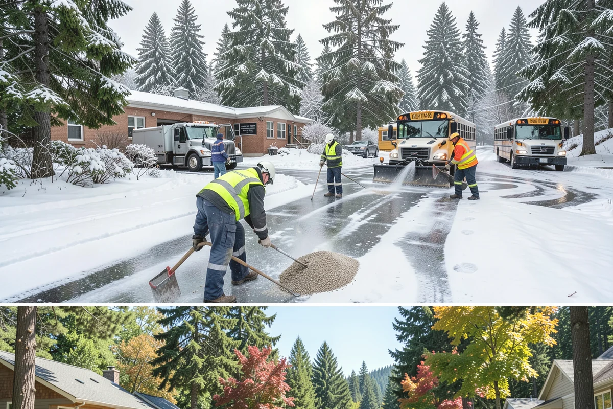 Hospital Snow Removal in Orting, Pierce County, WA - Hospitals need reliable coverage from November through February, and longer at foothill campuses where snow lingers.