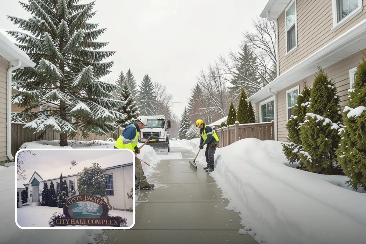 Hospital Snow Removal in Pacific, King County, WA - Ambulance bays and ER entrances cleared first