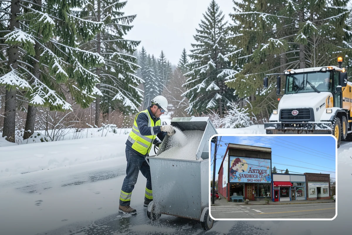 Hospital Snow Removal in Ruston, Pierce County, WA - Ambulance bays and ER entrances cleared first