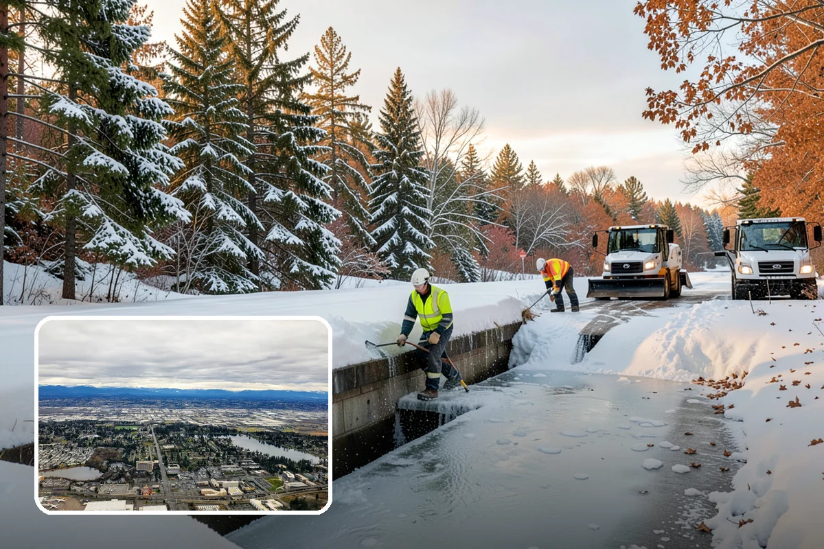 Hospital Snow Removal in SeaTac, King County, WA - Ambulance bays and ER entrances cleared first