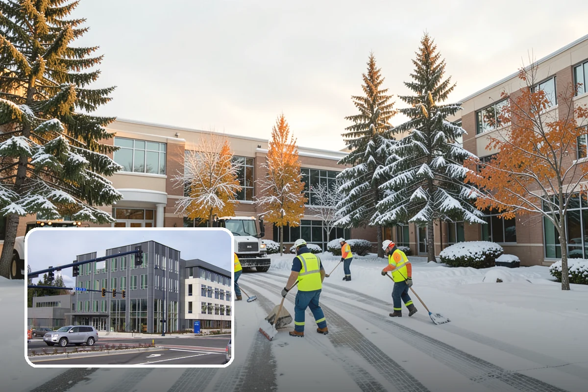 Hospital Snow Removal in Shoreline, King County, WA - Ambulance bays and ER entrances cleared first