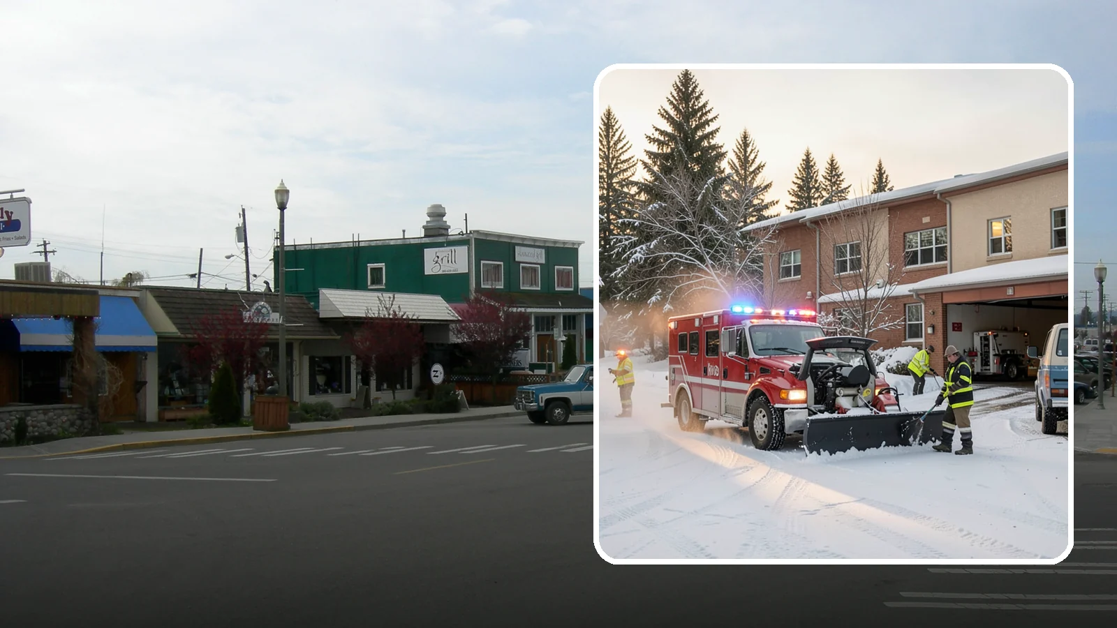 Hospital Snow Removal in Stanwood, Snohomish County, WA - At a hospital, a cleared ambulance bay and a safe patient walkway are life-safety essentials, so we treat every route as...