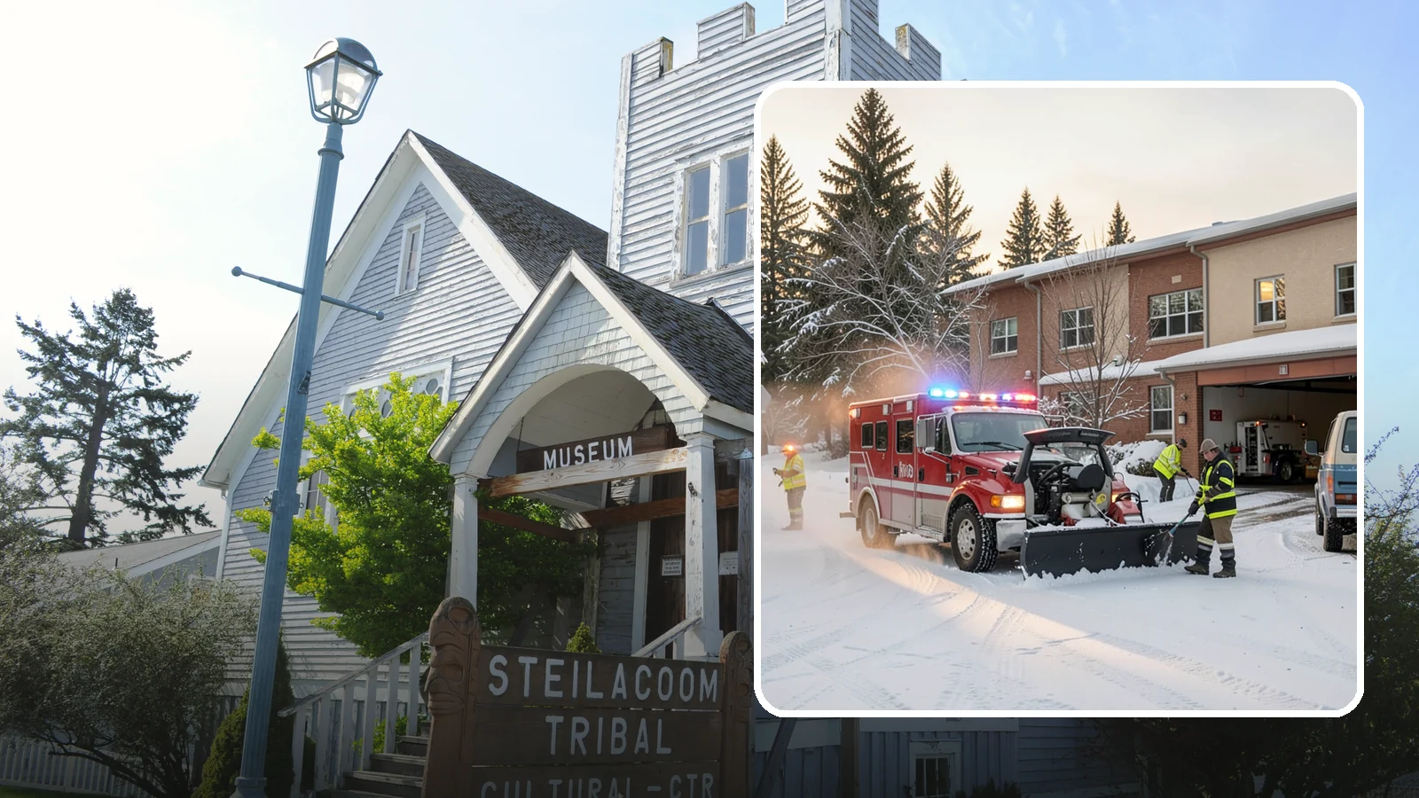 Hospital Snow Removal in Steilacoom, Pierce County, WA - At a hospital, a cleared ambulance bay and a safe patient walkway are life-safety essentials, so we treat every route as...