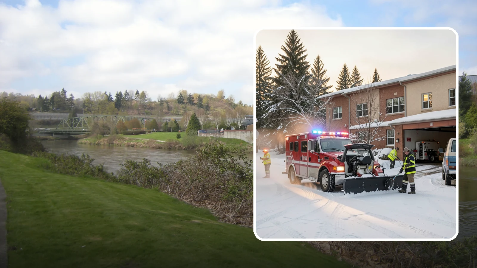 Hospital Snow Removal in Tukwila, King County, WA - At a hospital, a cleared ambulance bay and a safe patient walkway are life-safety essentials, so we treat every route as...