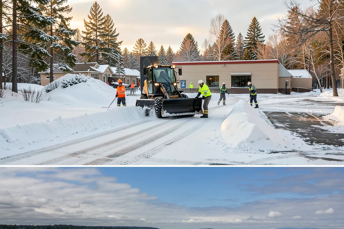 Hospital Snow Removal in University Place, Pierce County, WA - Hospitals need reliable coverage from November through February, and longer at foothill campuses where snow lingers.
