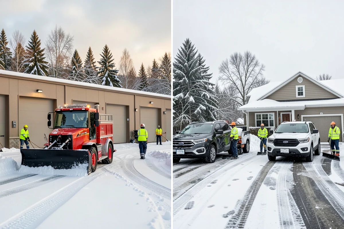 Hotel Deicing in Arlington, Snohomish County, WA - Review the arrival drive, entrances, and guest paths with staff