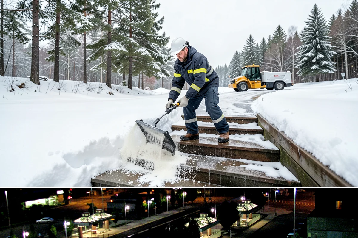 Hotel Deicing in Auburn, King County, WA - Coverage runs the full winter season, with continuous readiness during freezing-rain nights that coincide with guest arrivals and...