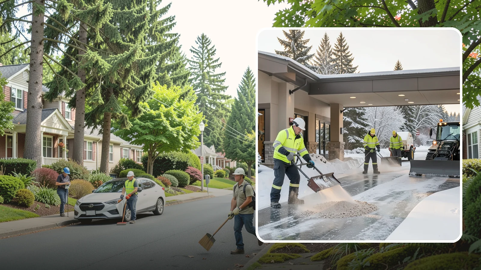 Hotel Deicing in Beaux Arts Village, King County, WA - Deicing for hotels that keeps porte-cocheres, guest entrances, and walkways pristine so arriving travelers step onto safe, dry...