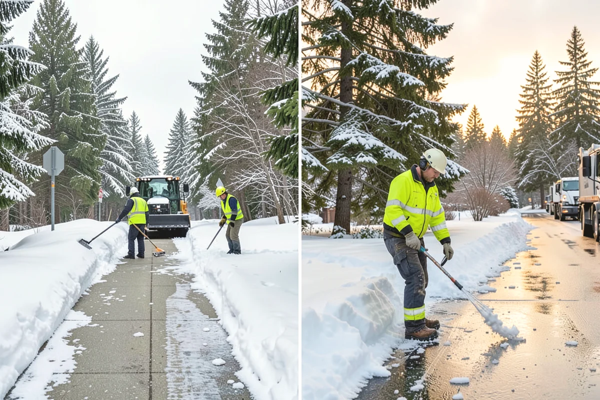 Hotel Deicing in Burlington, Skagit County, WA - Review the arrival drive, entrances, and guest paths with staff