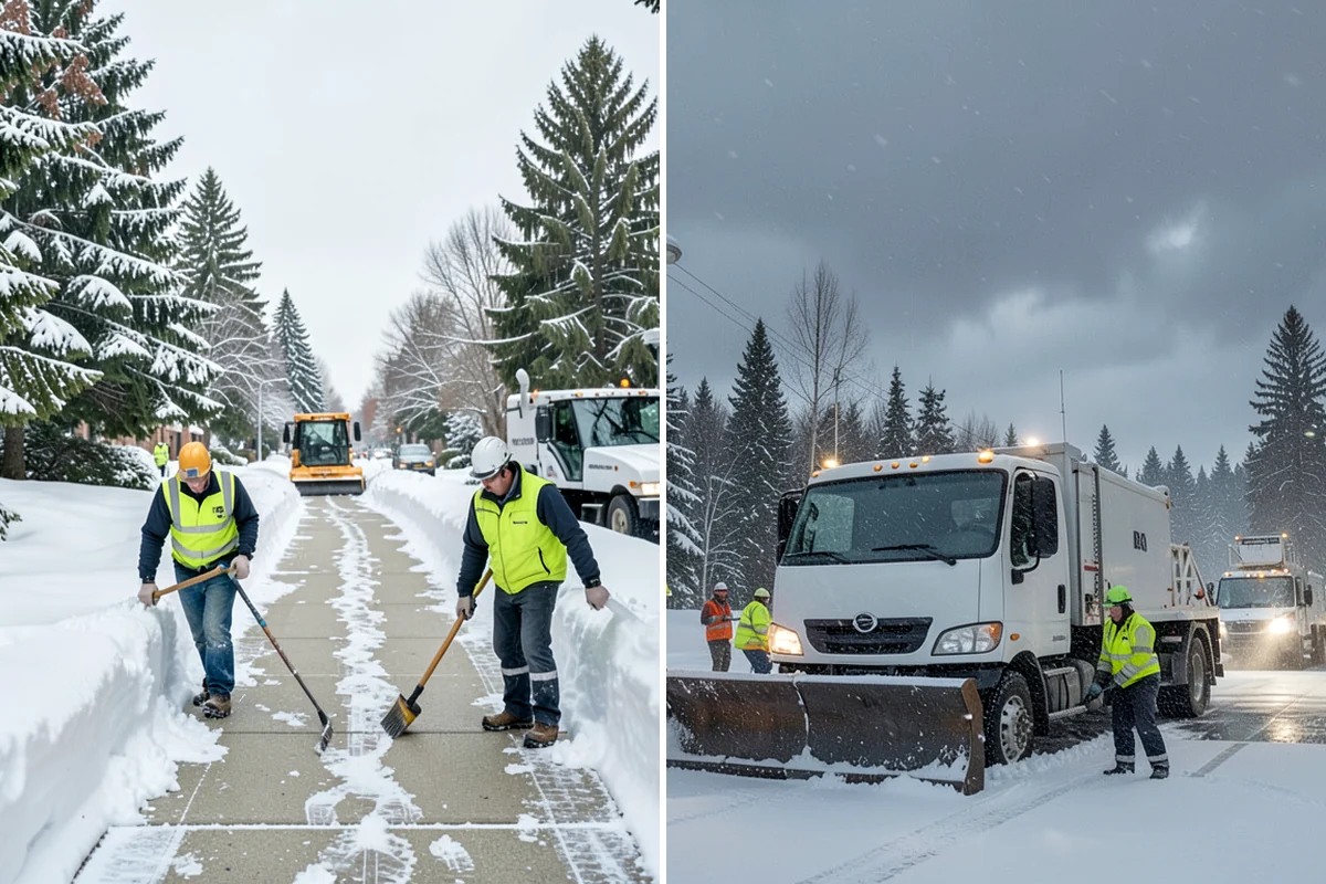 Hotel Deicing in Clyde Hill, King County, WA - Review the arrival drive, entrances, and guest paths with staff
