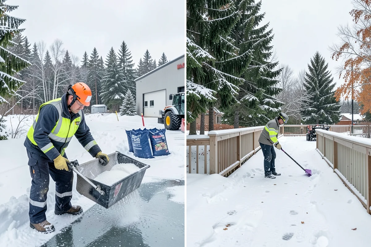 Hotel Deicing in DuPont, Pierce County, WA - Review the arrival drive, entrances, and guest paths with staff