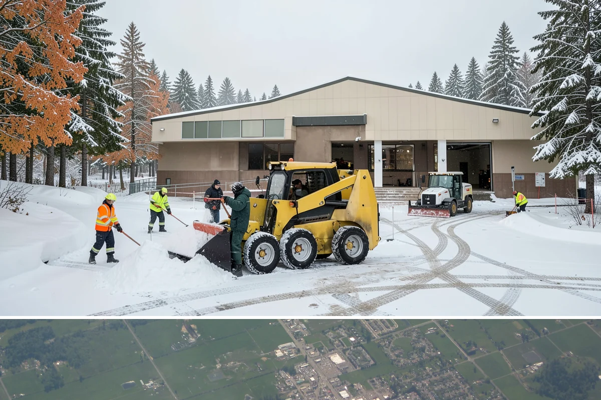 Hotel Deicing in Enumclaw, King County, WA - Coverage runs the full winter season, with continuous readiness during freezing-rain nights that coincide with guest arrivals and...