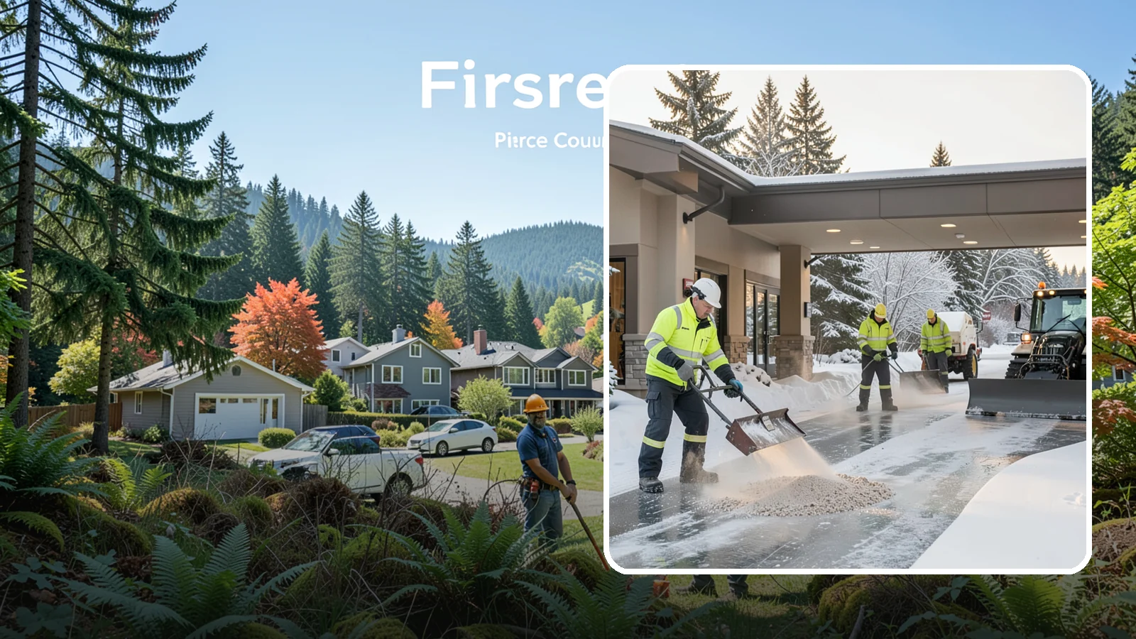 Hotel Deicing in Fircrest, Pierce County, WA - Deicing for hotels that keeps porte-cocheres, guest entrances, and walkways pristine so arriving travelers step onto safe, dry...