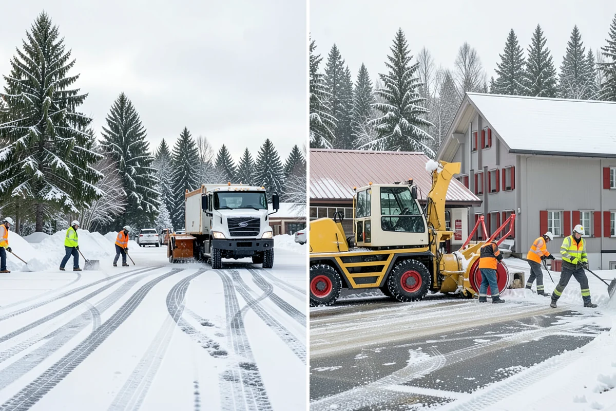 Hotel Deicing in Fircrest, Pierce County, WA - Review the arrival drive, entrances, and guest paths with staff